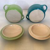 Four mini cocotte ramekins Le Creuset