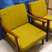 Paire de fauteuils style scandinave des années 60