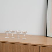 Set of four glasses, Danish design, 1970s, manufactured in Denmark