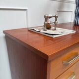 Vintage chest of drawers with spindle legs