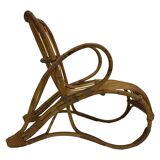 Vintage Rattan Chair Dirk Van Sliedregt Rohe Noordwolde 1960