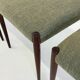 Set of 4 Lübke dining chairs with rosewood