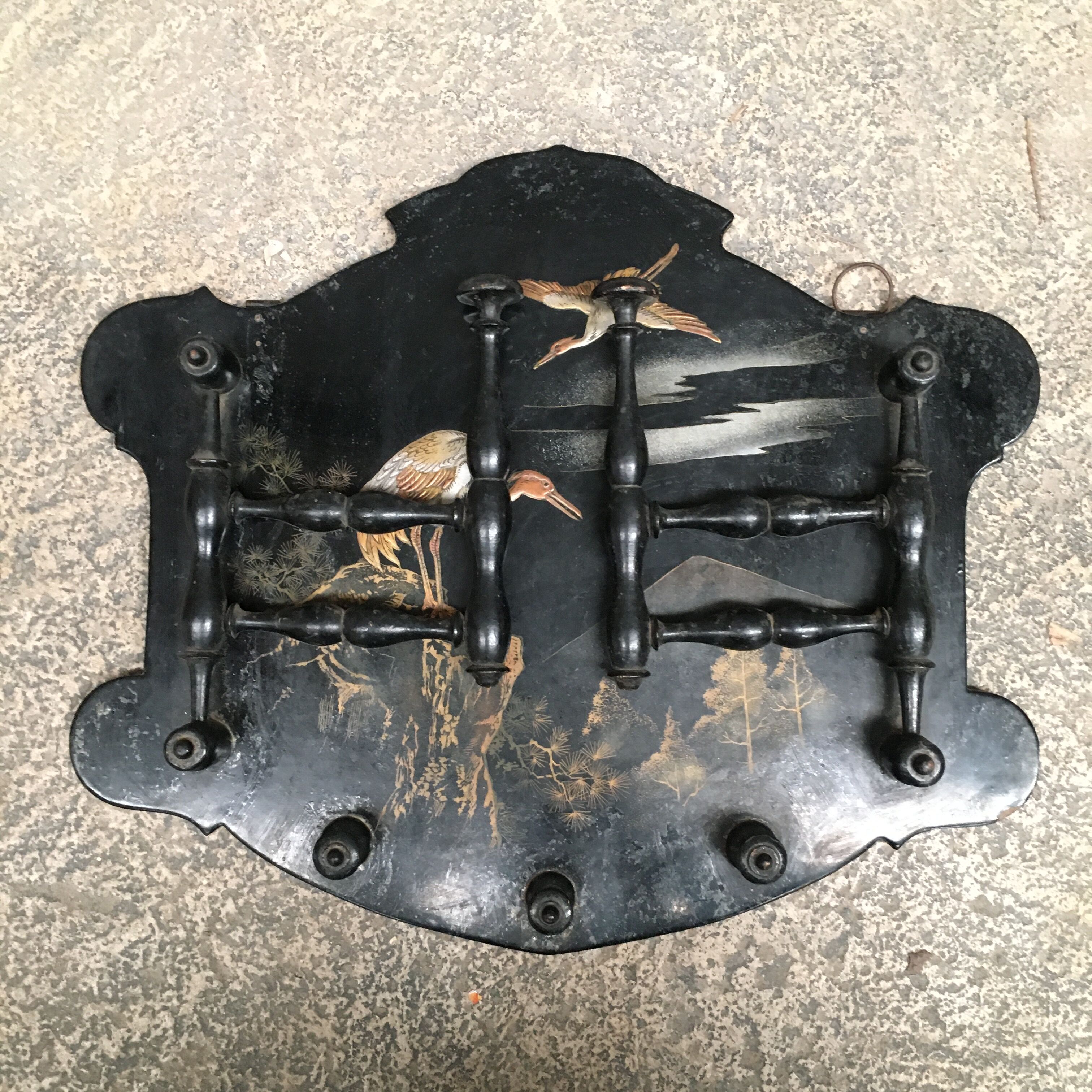 Wall coat door pads 19th Japan