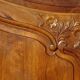solid walnut wardrobe in Louis XV style