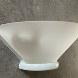 Ghiplen Ghidini wall lamp from the 70s in frosted glass and metal