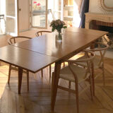 Table en bois extensible