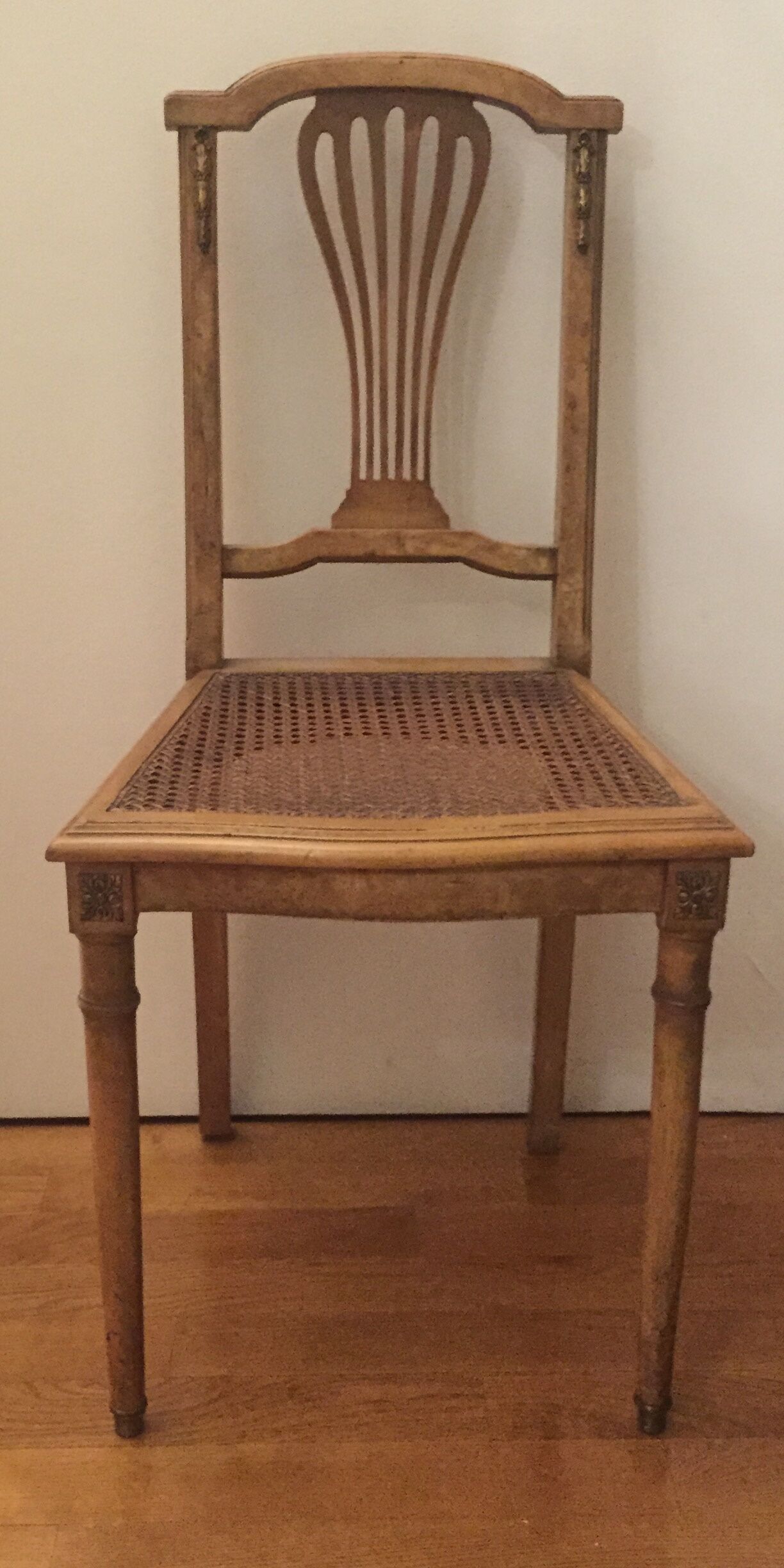 Cane wood chairs