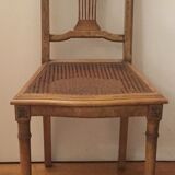 Cane wood chairs