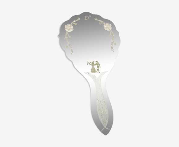 Venetian hand mirror, Italy, 1950s