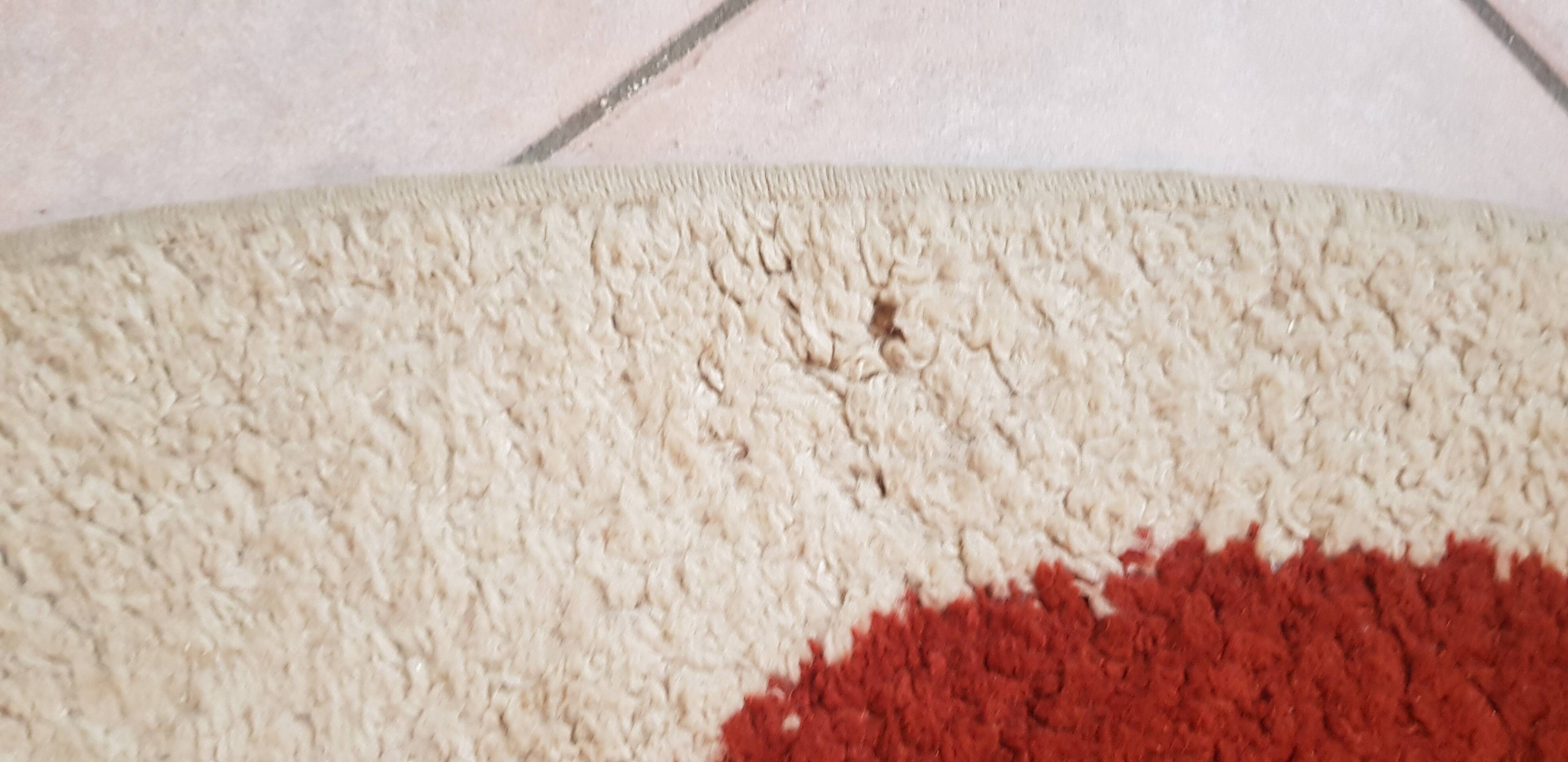 70s rug, Flower, in wool