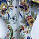 Antique vase, cornucopia in earthenware of courquin furmaintraux desvres