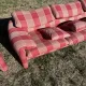 3-seater sofa and 2 armchairs Cassina Maralunga by Vico Magistretti