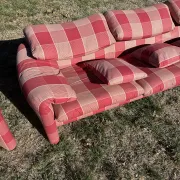 3-seater sofa and 2 armchairs Cassina Maralunga by Vico Magistretti