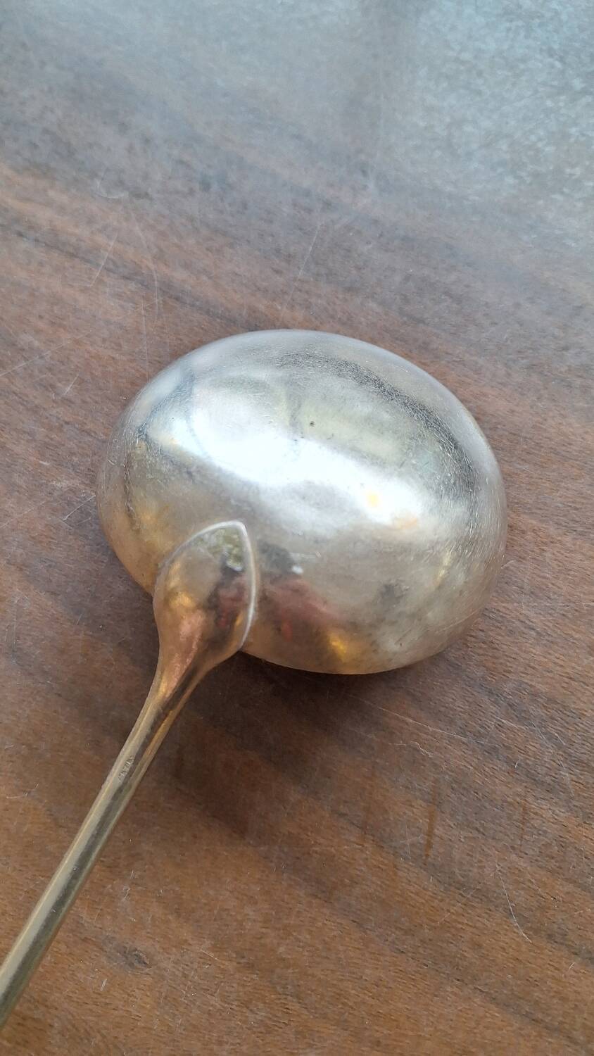 SFAM silver metal ladle