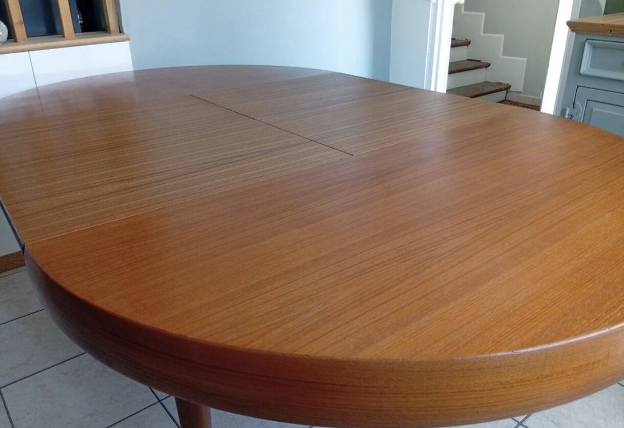 Table scandinave vintage teck
