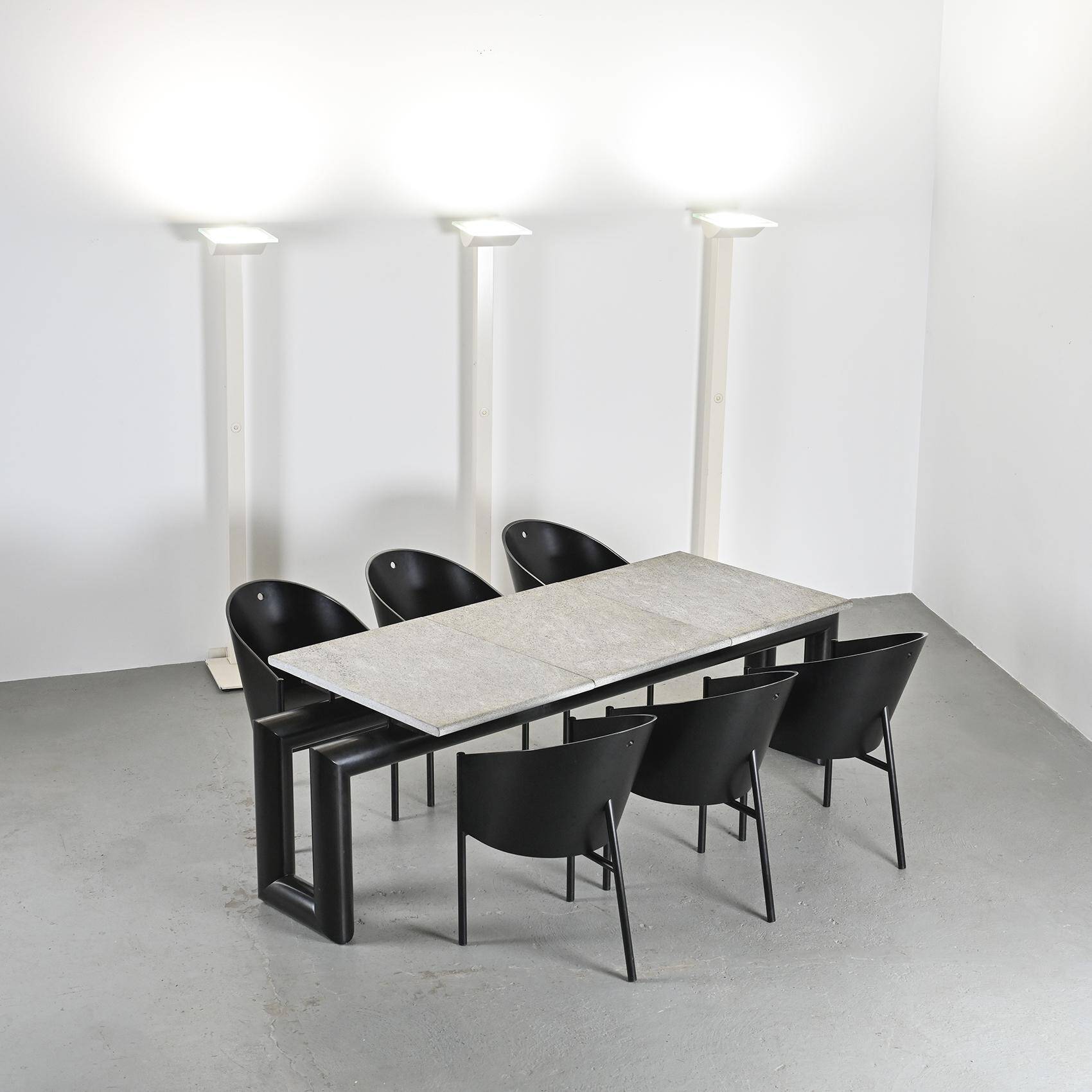 Suite de six fauteuils Costes par Philippe Starck, circa 1984