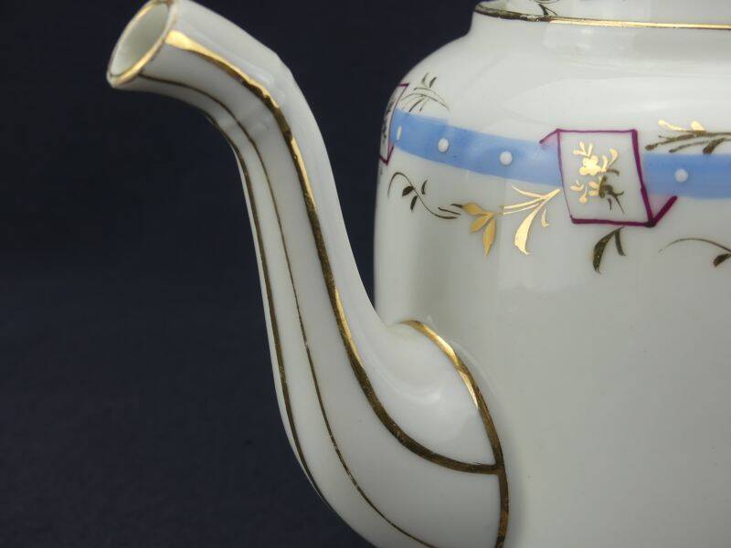 Antique porcelain teapot