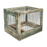 Cage à oiseaux en bois et acier