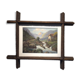 Mountain, streams