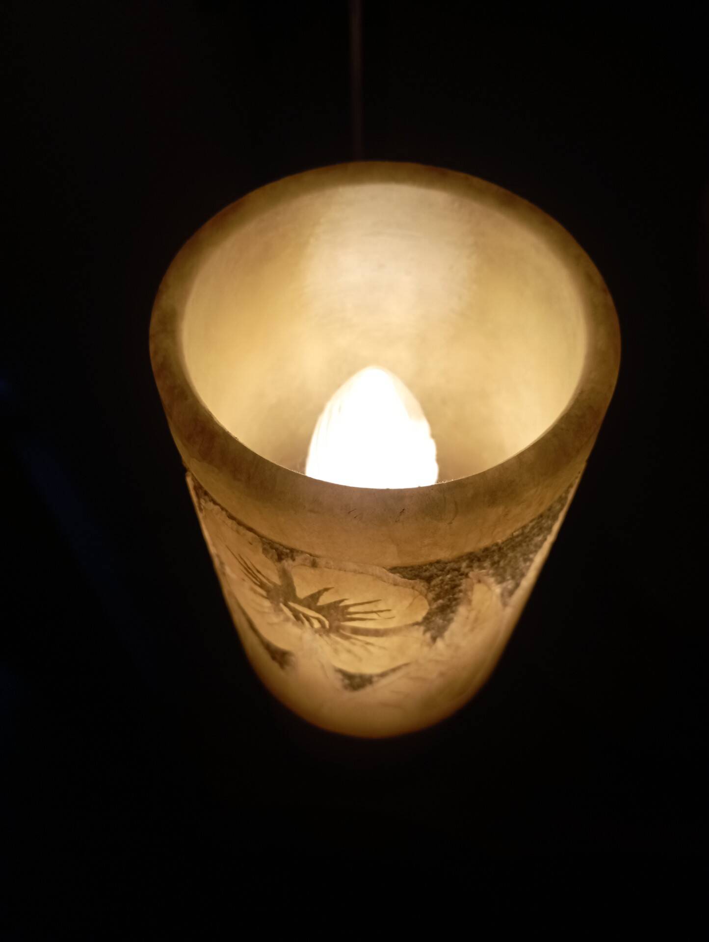 Vintage alabaster lamp