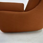 20th Century , Brown Atlantis Three seats Sofa, 1960s