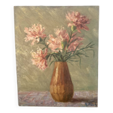 Oil on wood, early 20th century