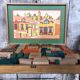 Old Building Set Box Wooden Toys Vintage