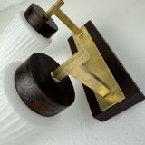 Vintage scandinavian double wall light