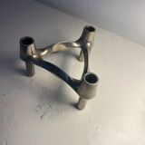 Stoffi Nagel candlestick 1970 vintage silvered