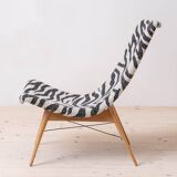 Lounge Chair by Miroslav Navratil, 1959, Reupholstered in Kvadrat Fabric