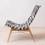 Lounge Chair by Miroslav Navratil, 1959, Reupholstered in Kvadrat Fabric