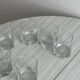 Set of 6 thick octagonal water glasses