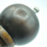 Functional wood pepper mill decoration