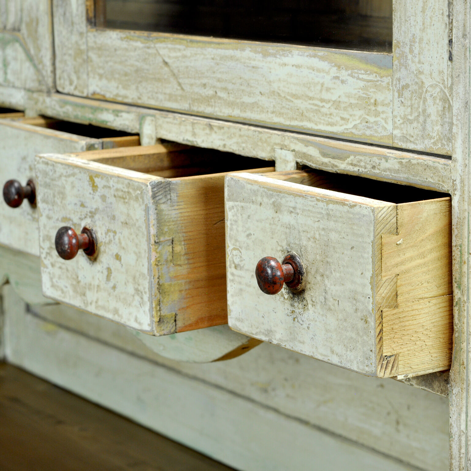 Solid Pine Kitchen Cupboard, 1920's