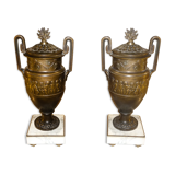 cherub vases