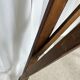 Large wooden painter's step ladder, patinated, 20th century