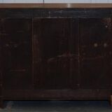 Small Victorian desk in solid walnut with drawers.