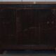 Small Victorian desk in solid walnut with drawers.