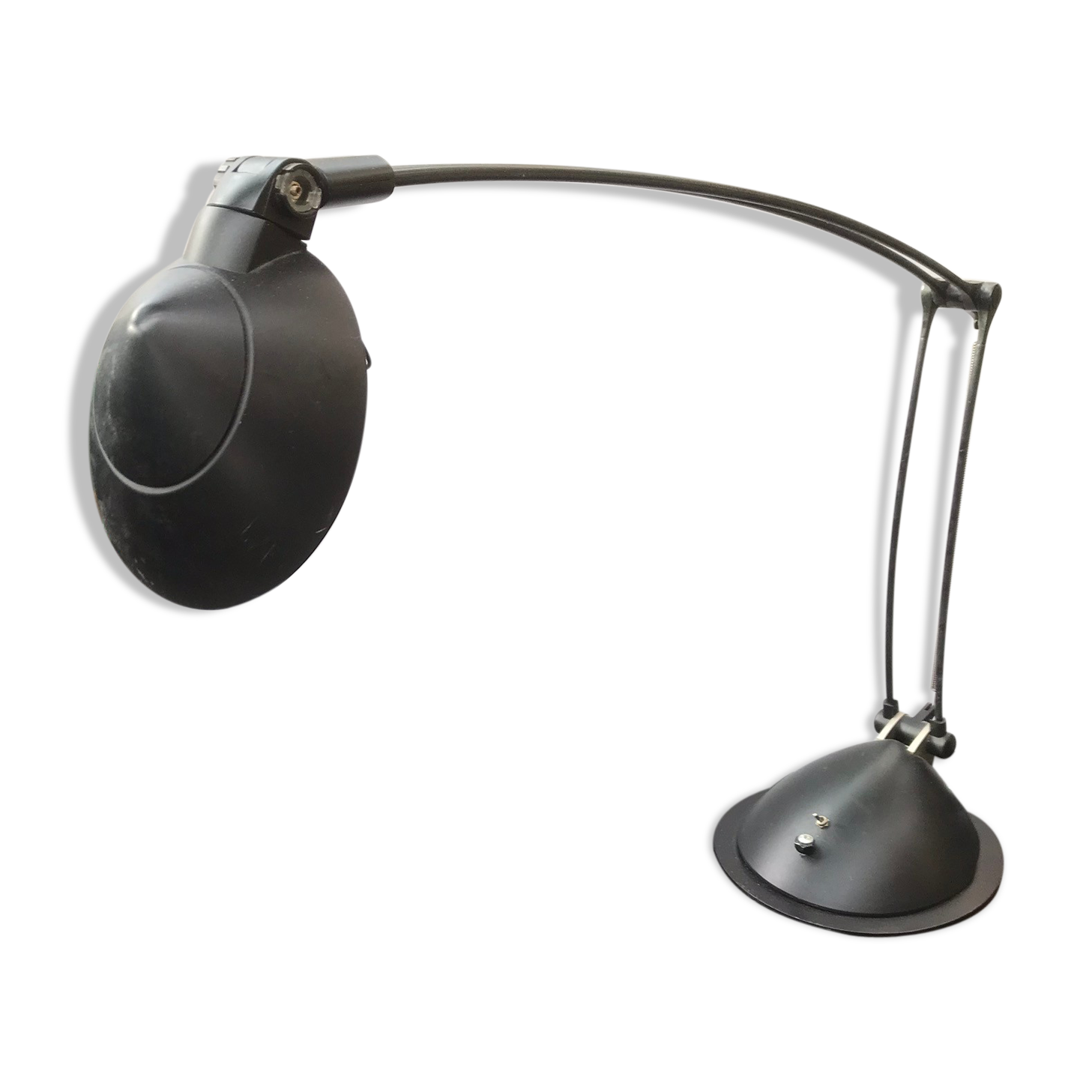 OFFICE lamp MANADE Model IXEL 2 Design Philippe STEPHANT Black Vintage