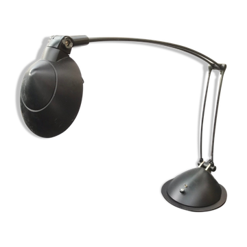 Lampe de bureau Manade model ixel 2 design Philippe Stephant noir vintage