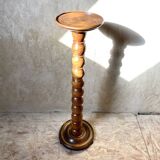 Walnut base column