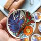 Set of 6 vintage coasters Villeroy & Boch model "Acapulco"