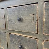 Green patina workshop furniture