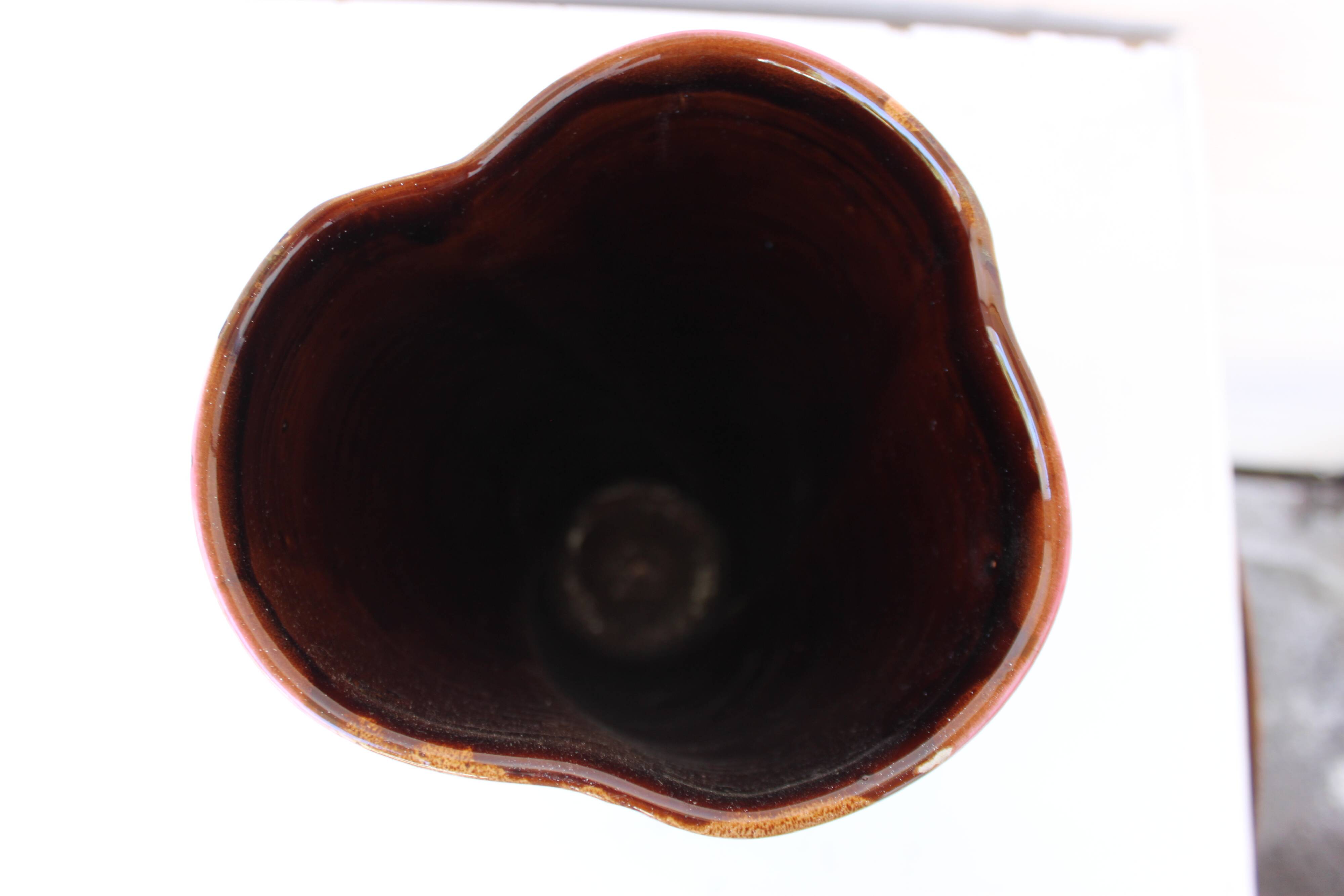 vase 1970 torsadé