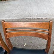 4 dining chairs in Vintage Mid-Century Scandinavian style from the 60s.