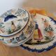 Henriot Quimper Brittany Butter Dish 1950/60
