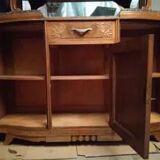 Buffet deux corps art nouveau