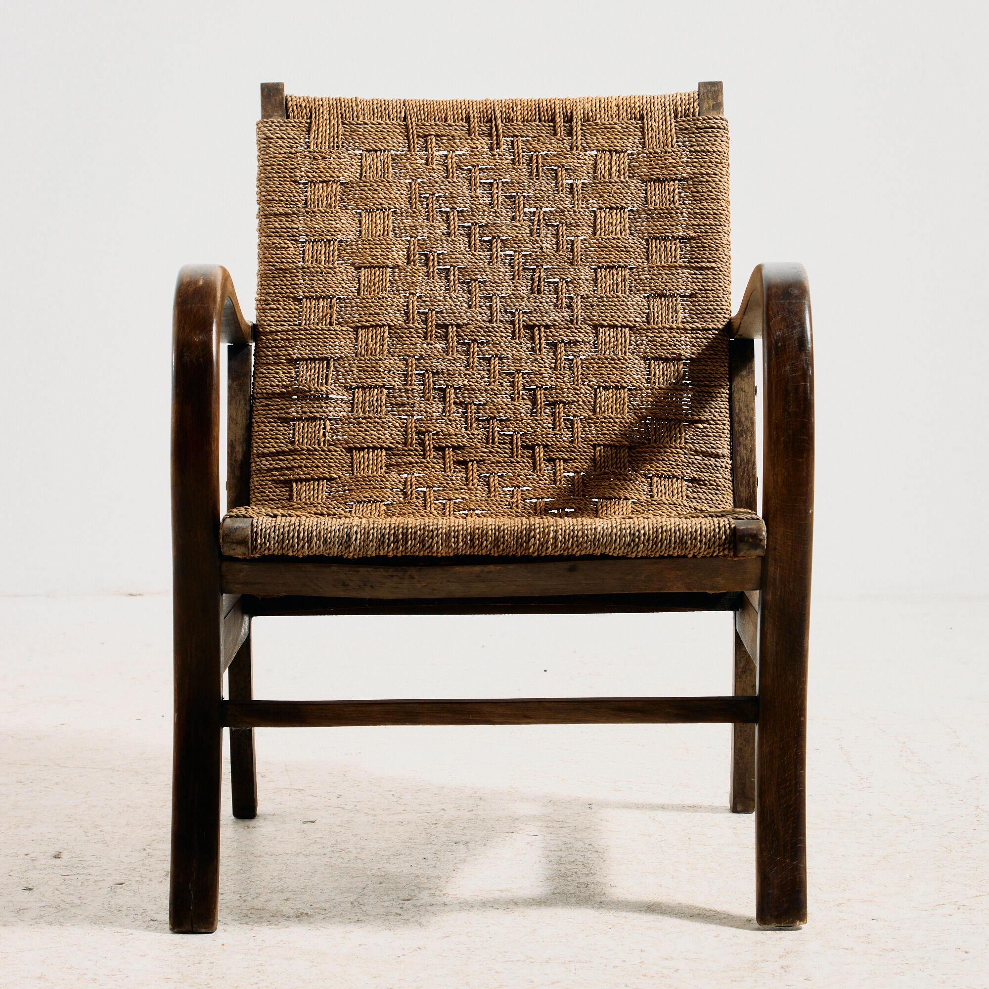 Beech armchair by Erich Dieckmann