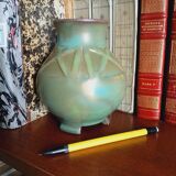 Vase en grès flammé début XXème