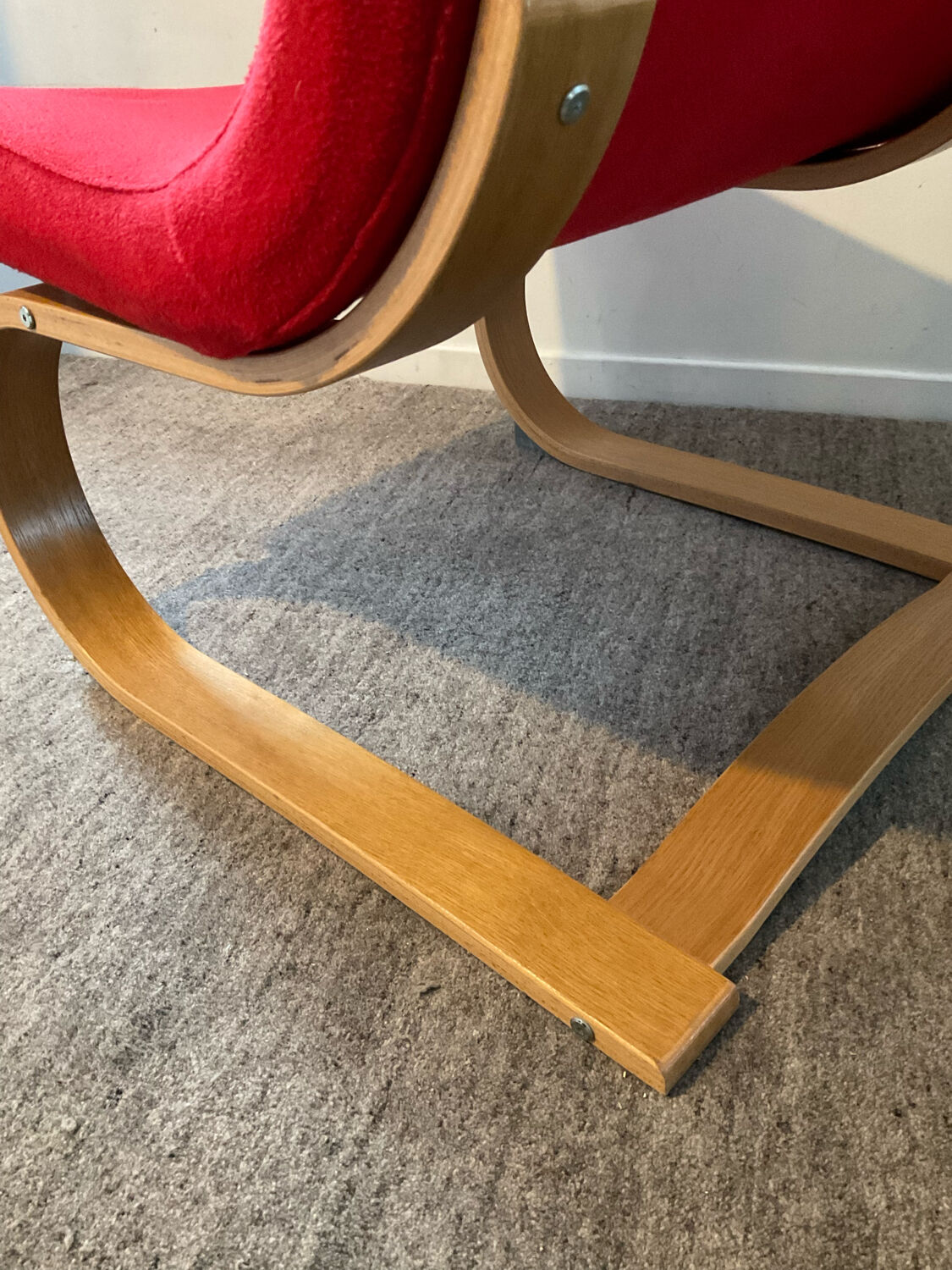 Curved wood heater 80s-90s